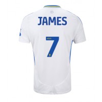 Moški Nogometni dresi Leeds United Daniel James #7 Domači 2024-25 Kratek Rokav